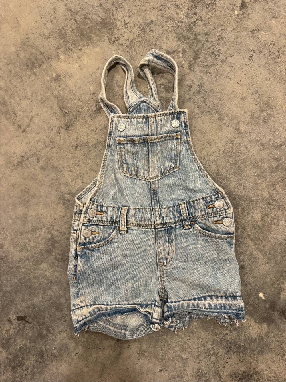 Old Navy Light Blue Denim Shortalls for Kids
